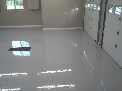 Finished surface - glossy smooth light texture